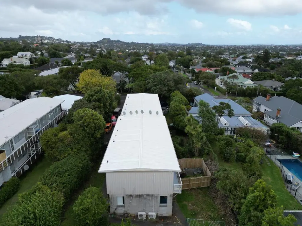 Re-roofing project on suburban Auckland property